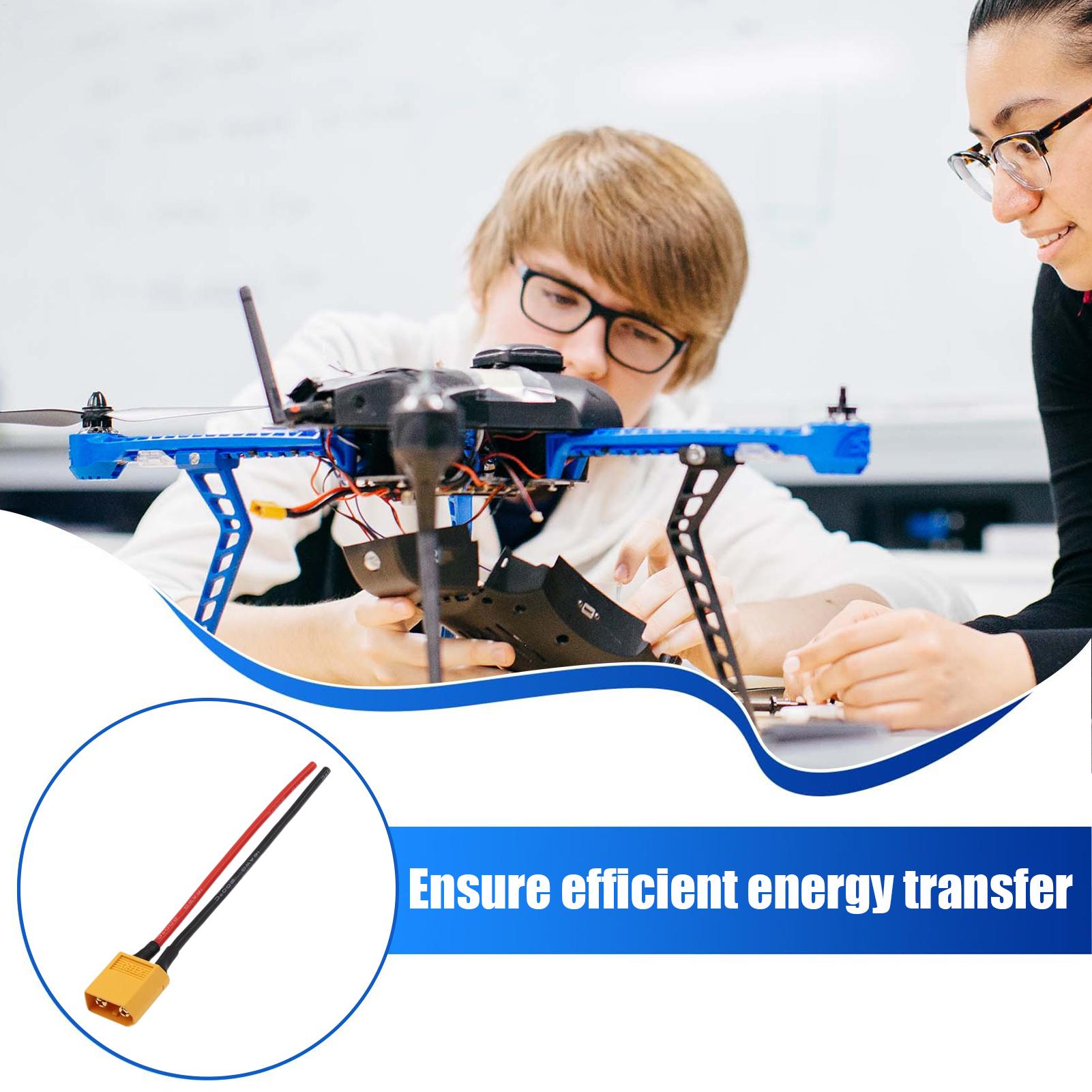 Przedłużacz XT60 męski/żeński  – Drone Battery Connector recenzja i cena