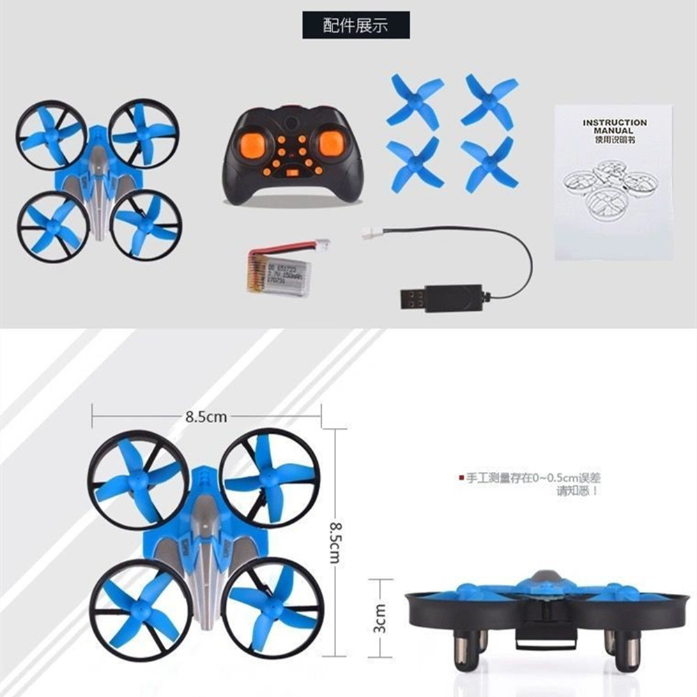 Mini dron RC z trybem bezgłowy – Eachine Drone E010 recenzja i cena